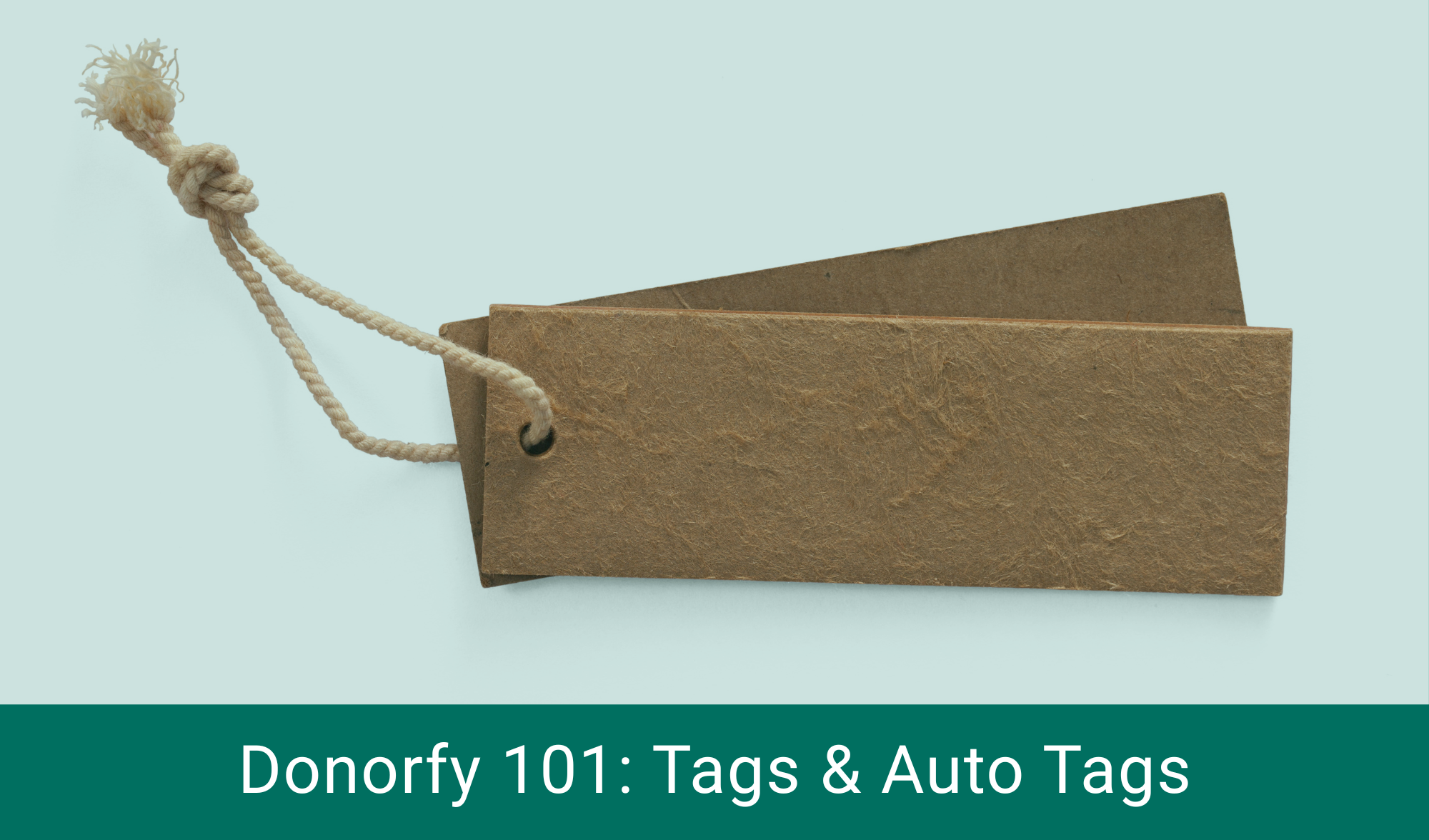 Donorfy101_TagsAutoTags