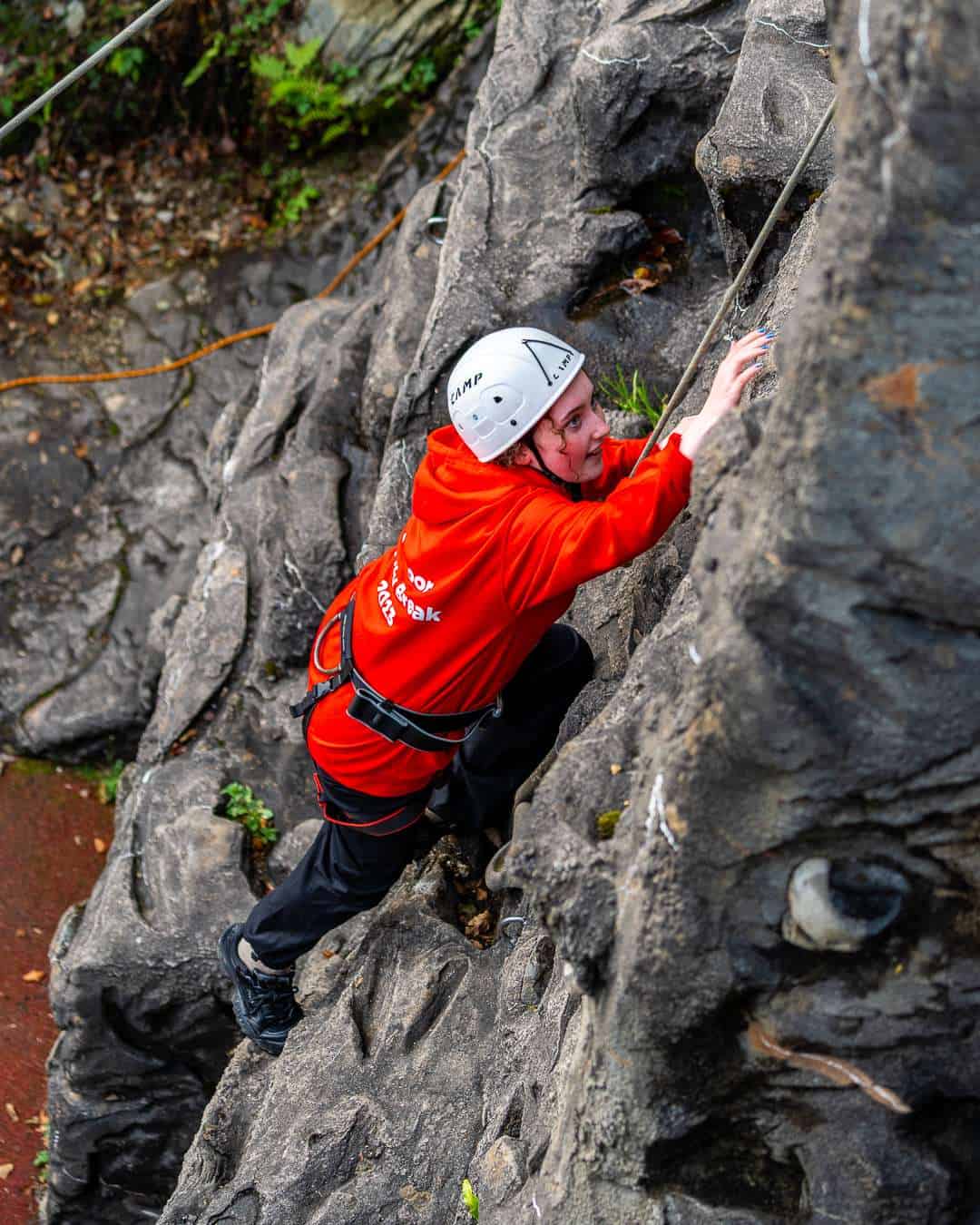 Guest-climbing-outdoor-wall